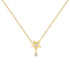 Gold Sparkling Star Drop Necklace